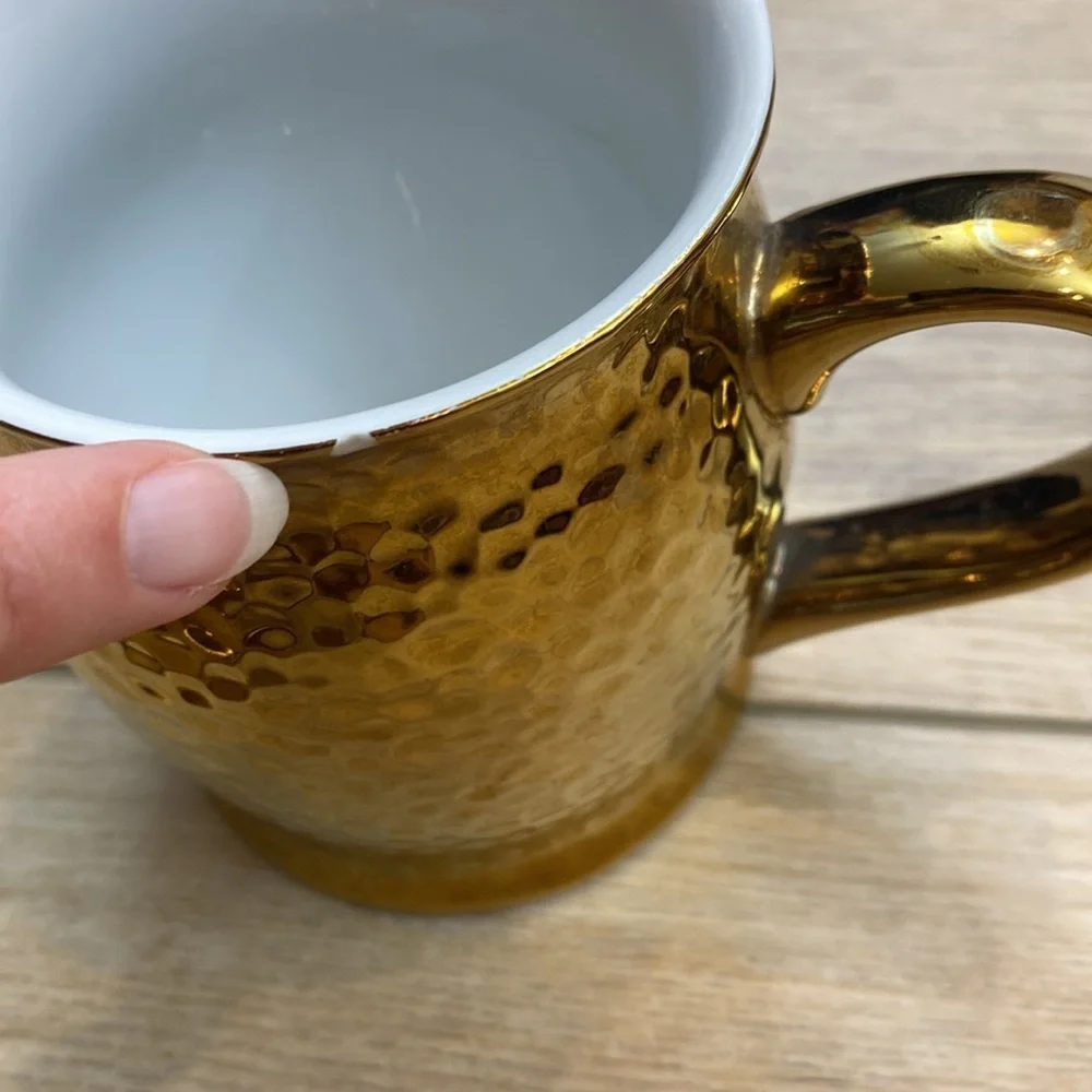 Luxe Habitat Hammered‎ Coffee Mug